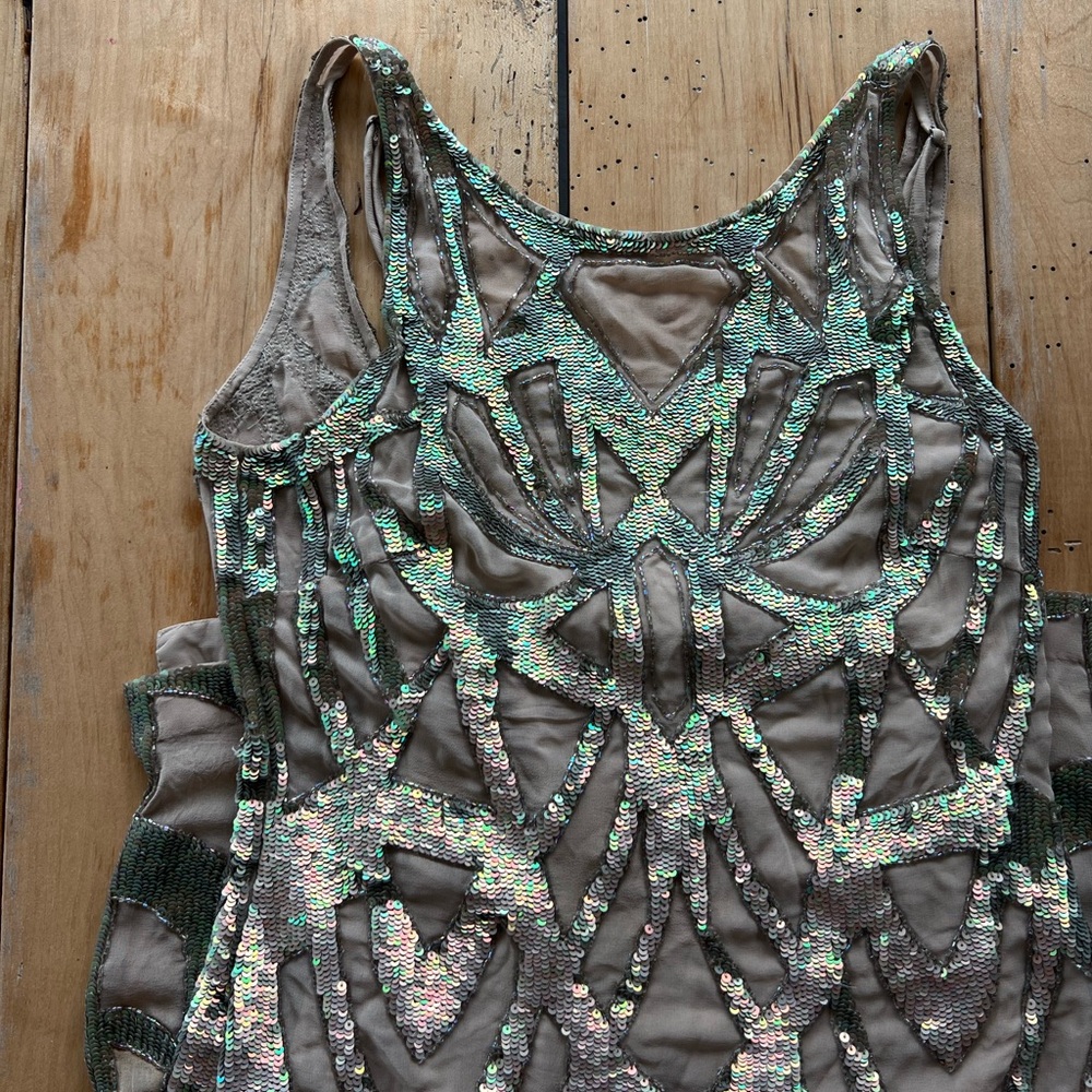 Needle & Thread Midi Sequin Dress